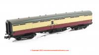 374-861 Graham Farish LNER Thompson Full Brake Coach number E13E in BR Crimson & Cream